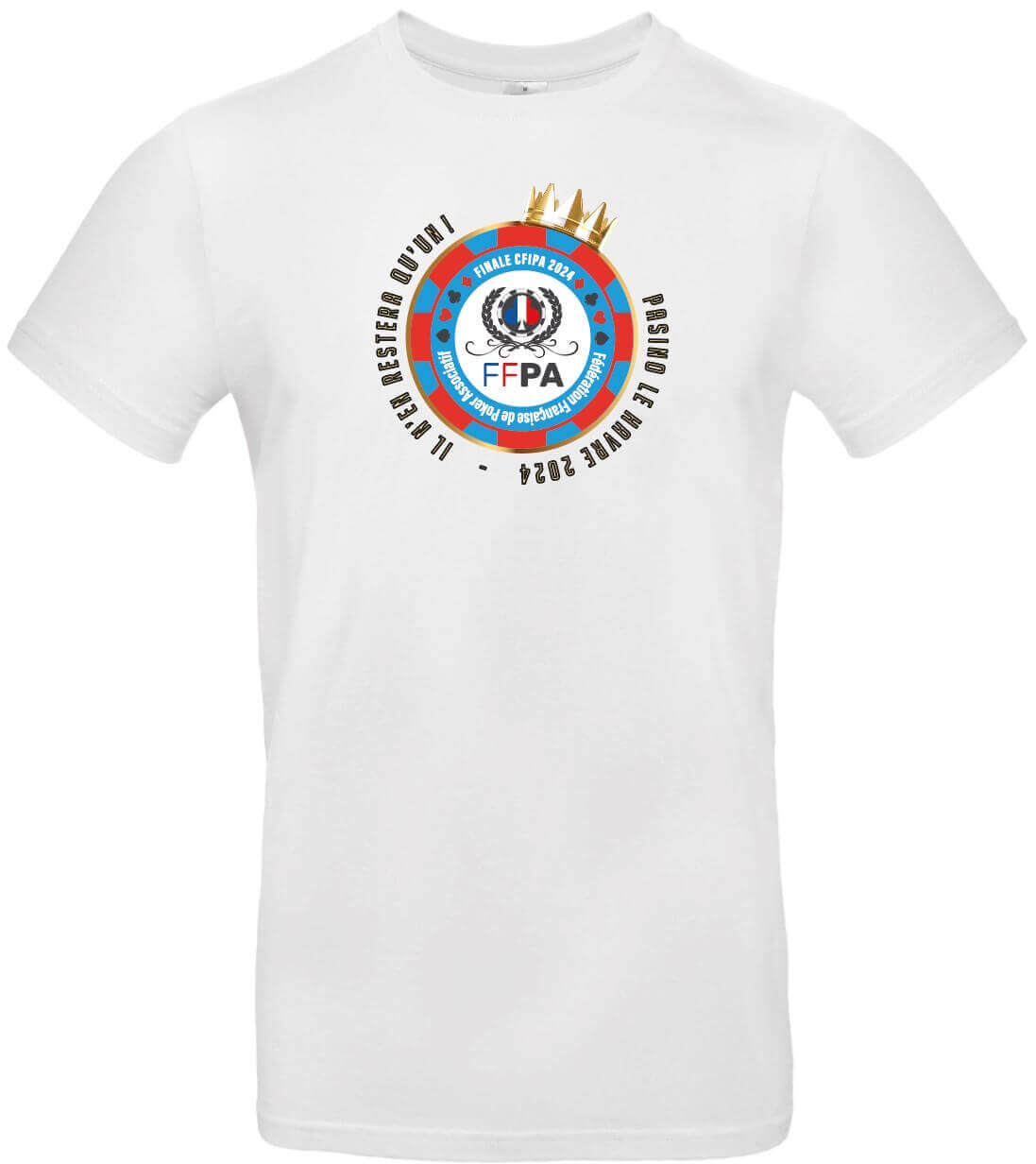 T-shirt Unisexe manches courtes col rond - Collector CFIPA 2024 Blanc