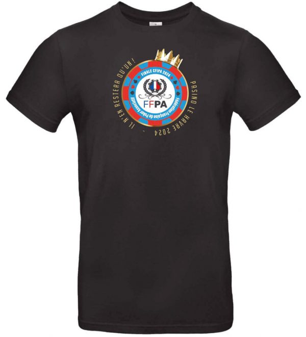 T-shirt Unisexe manches courtes col rond - Collector CFIPA 2024 Noir