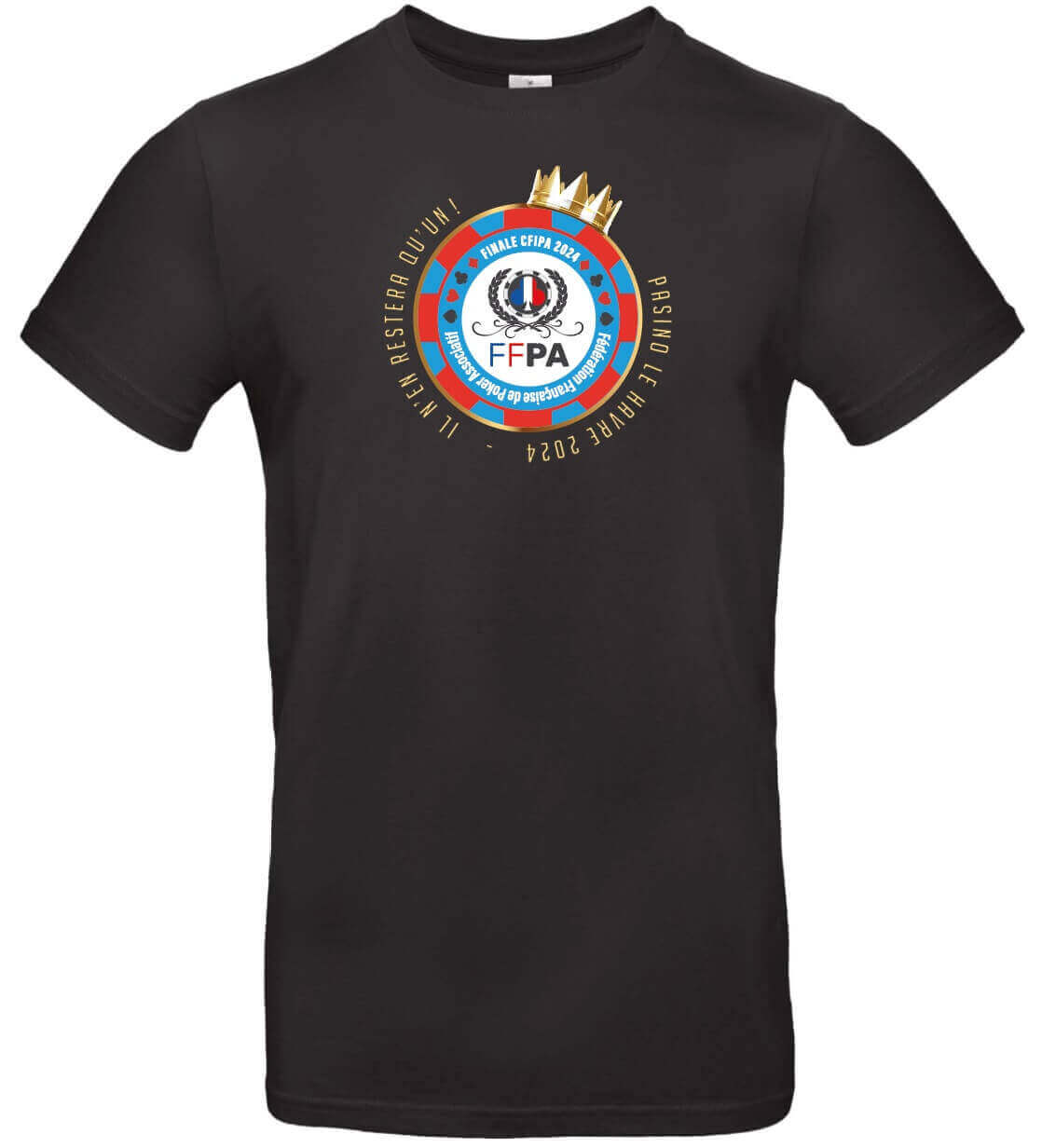 T-shirt Unisexe manches courtes col rond - Collector CFIPA 2024 Noir