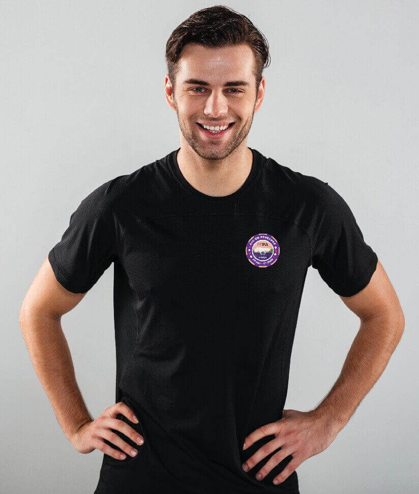 T-shirt Unisexe manches courtes col rond - Collector CFIPA 2025 Noir